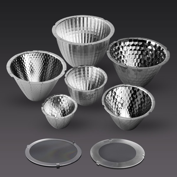 FA Series,lens, reflectors, aluminum reflectors, light reflectors, LED reflectors, LED reflector design, LED spot reflectors